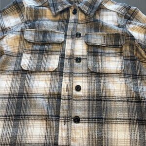 Plaid Button-Up Coat